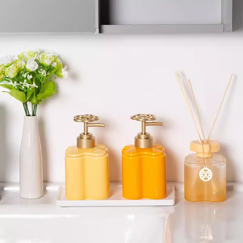 Modern Orange Floral Ceramic L - Water Bottle Blank review and price