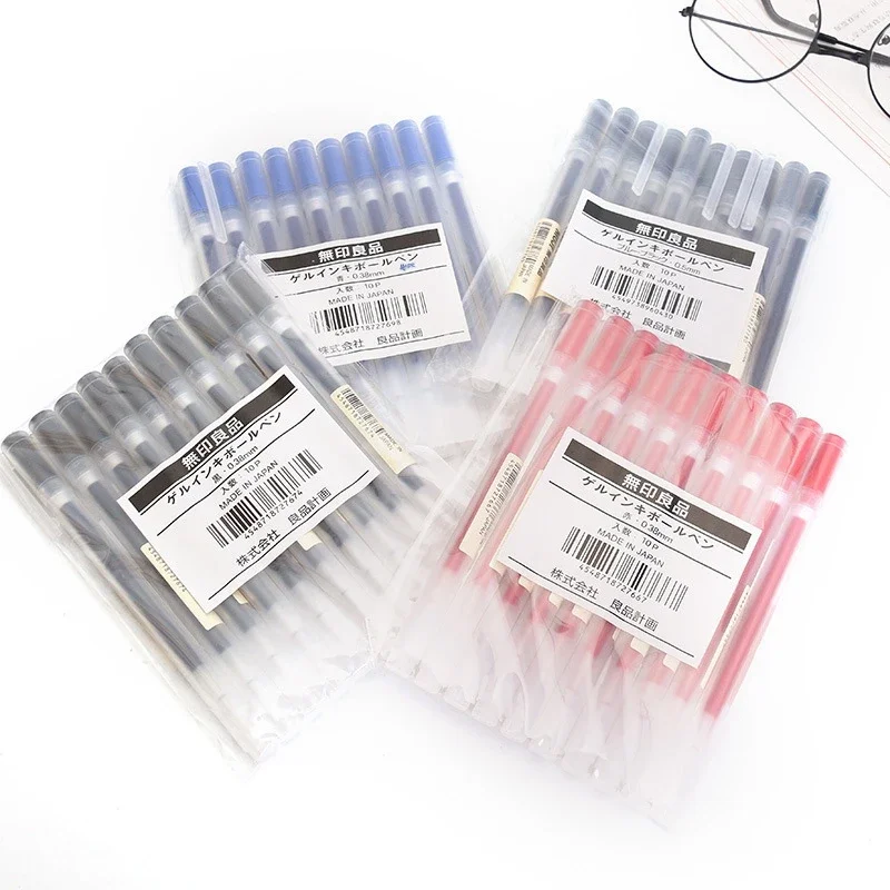10-30Pcs/Set 0.38/0.5mm Gel pe - Muji Stationery Gel Pen review and price