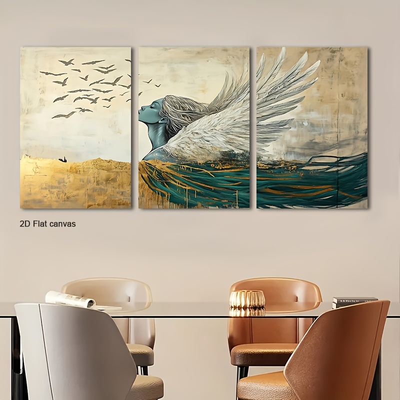 Frameless Canvas 3pcs Framed W - Canvas Wrap Ready review and price
