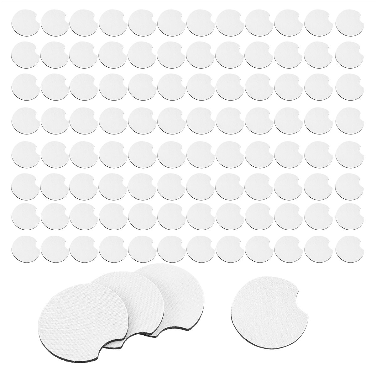 AA83 100 Pcs of Sublimation Bl - Coaster Sublimation Blank review and price