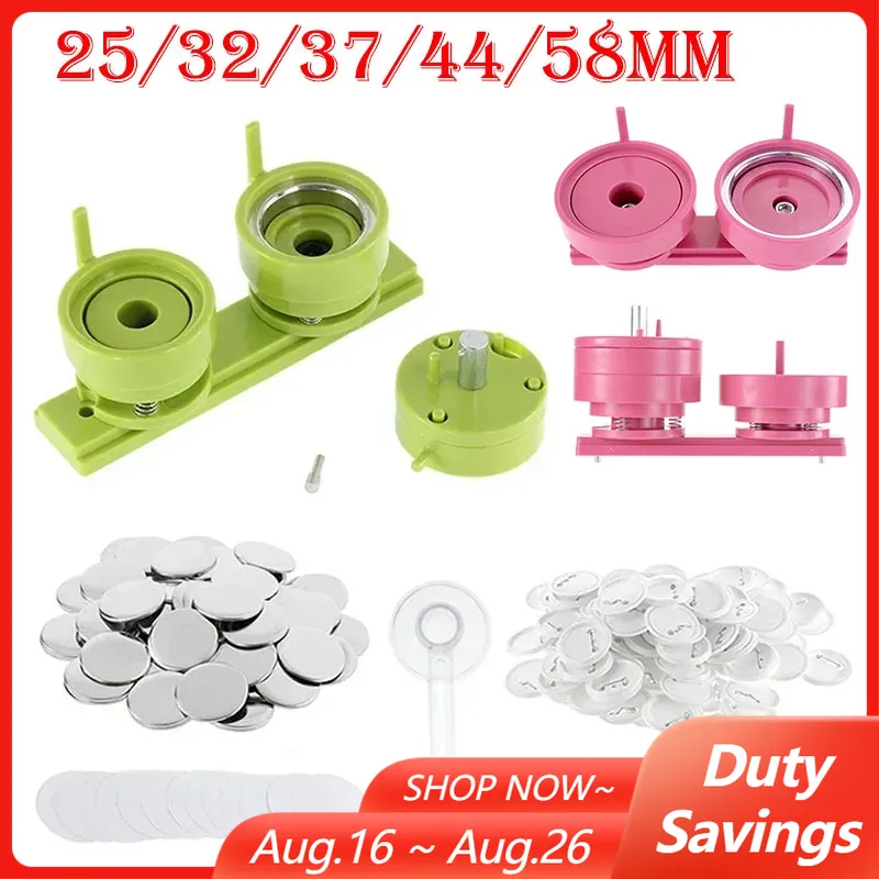 100Sets 25/32/37/44/58mm Badge - Button Badge Blank review and price